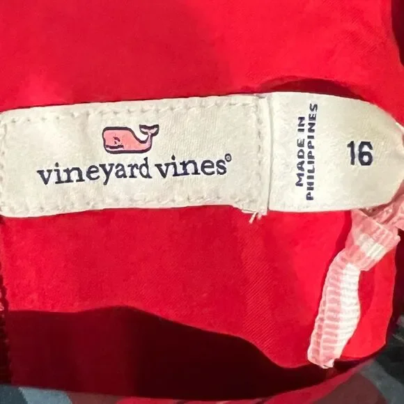 Vineyard Vines Girls' Nantucket Tartan Taffeta Dress (Size 16) - Picture 13 of 14